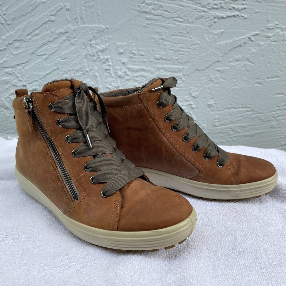 ECCO Soft 7 Tred GTX Gore-Tex Zip Up High Top Sneakers